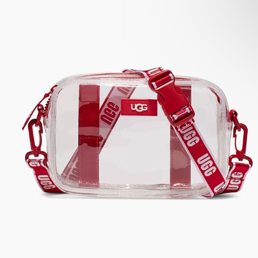 UGG’s Janey II translucent shoulder bag